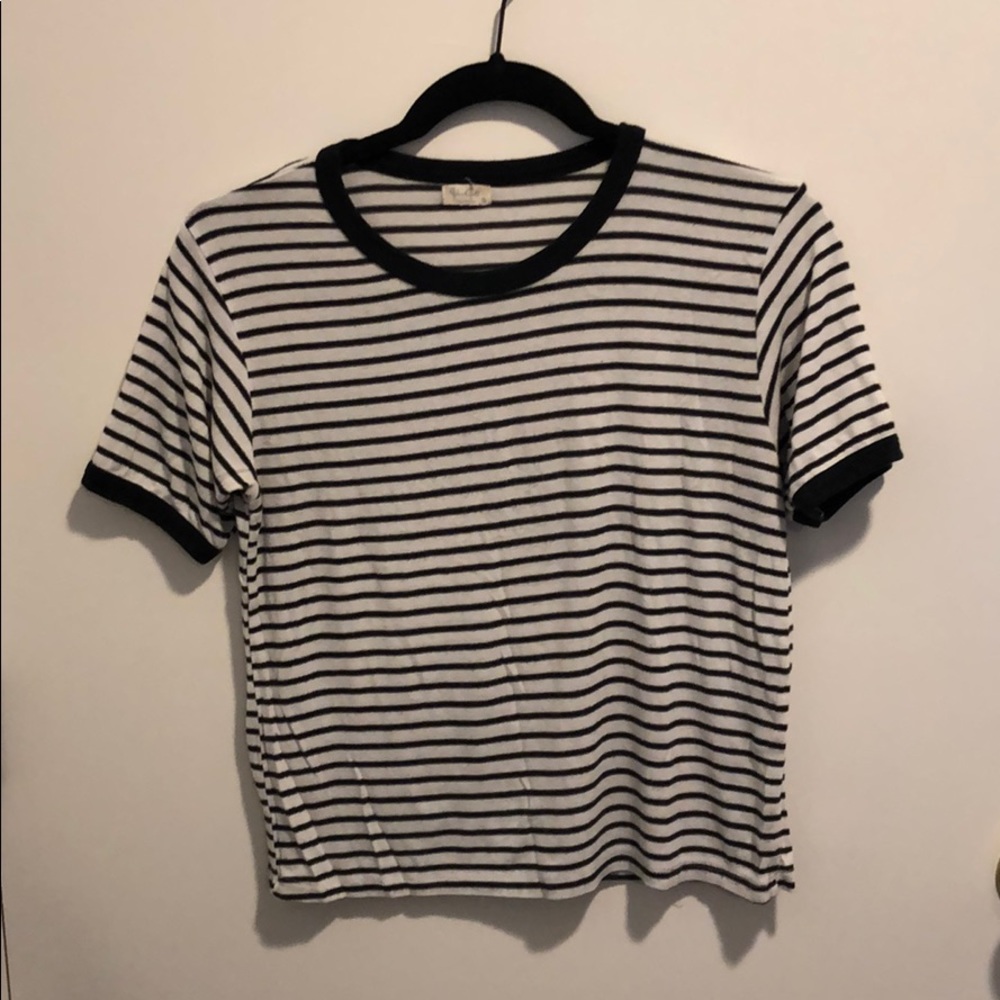 PACSUN striped stretchy tee